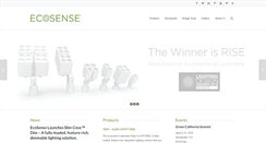 Desktop Screenshot of ecosenselighting.com