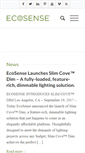 Mobile Screenshot of ecosenselighting.com